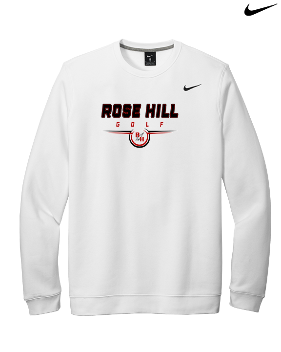 Rose Hill HS Golf Design - Mens Nike Crewneck