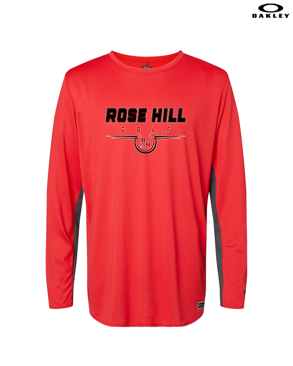 Rose Hill HS Golf Design - Mens Oakley Longsleeve