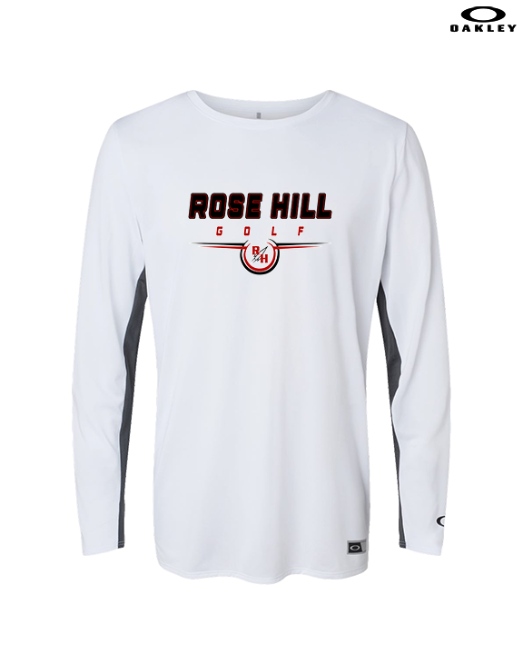 Rose Hill HS Golf Design - Mens Oakley Longsleeve