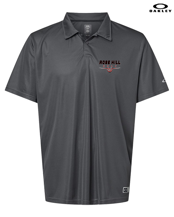 Rose Hill HS Golf Design - Mens Oakley Polo