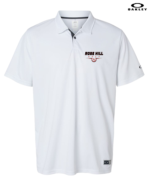 Rose Hill HS Golf Design - Mens Oakley Polo