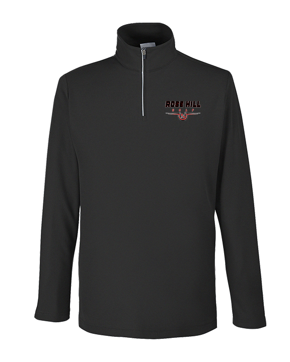 Rose Hill HS Golf Design - Mens Quarter Zip