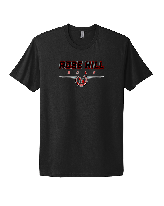 Rose Hill HS Golf Design - Mens Select Cotton T-Shirt