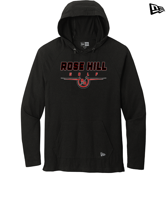 Rose Hill HS Golf Design - New Era Tri-Blend Hoodie