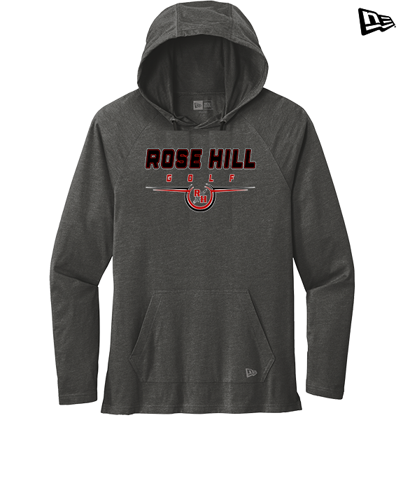 Rose Hill HS Golf Design - New Era Tri-Blend Hoodie