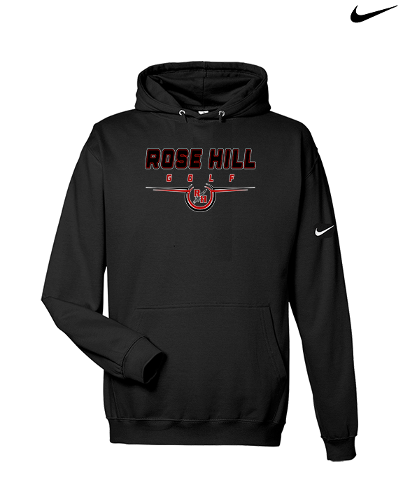 Rose Hill HS Golf Design - Nike Club Fleece Hoodie