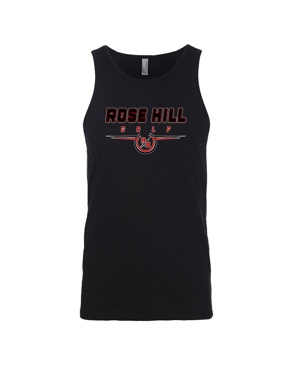 Rose Hill HS Golf Design - Tank Top