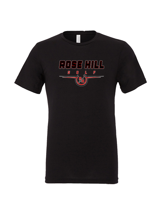 Rose Hill HS Golf Design - Tri - Blend Shirt