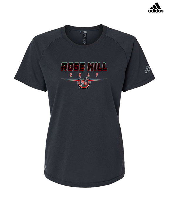 Rose Hill HS Golf Design - Womens Adidas Performance Shirt