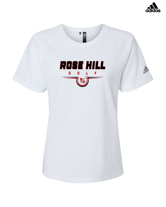 Rose Hill HS Golf Design - Womens Adidas Performance Shirt