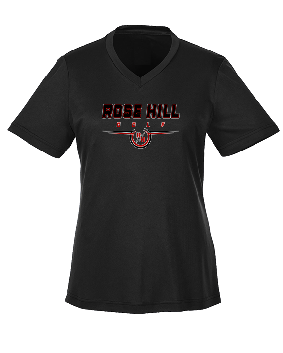 Rose Hill HS Golf Design - Womens Performance Shirt