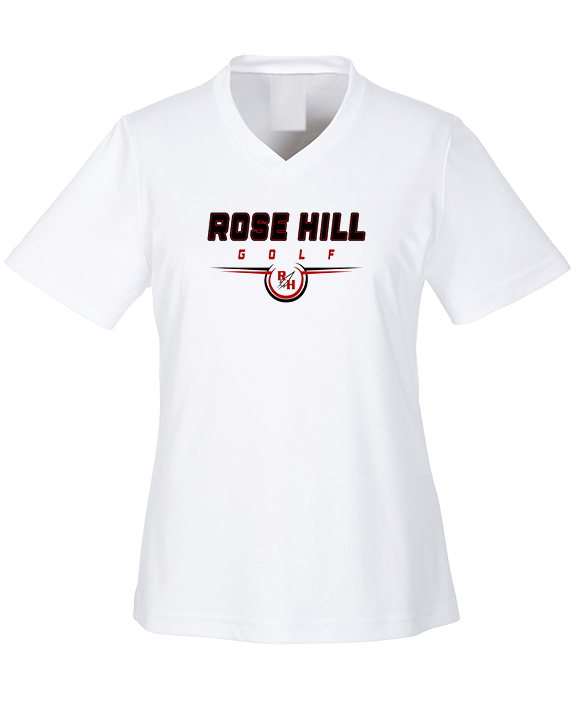 Rose Hill HS Golf Design - Womens Performance Shirt