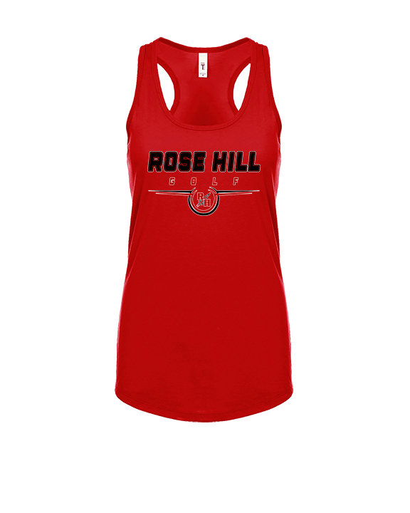 Rose Hill HS Golf Design - Womens Tank Top