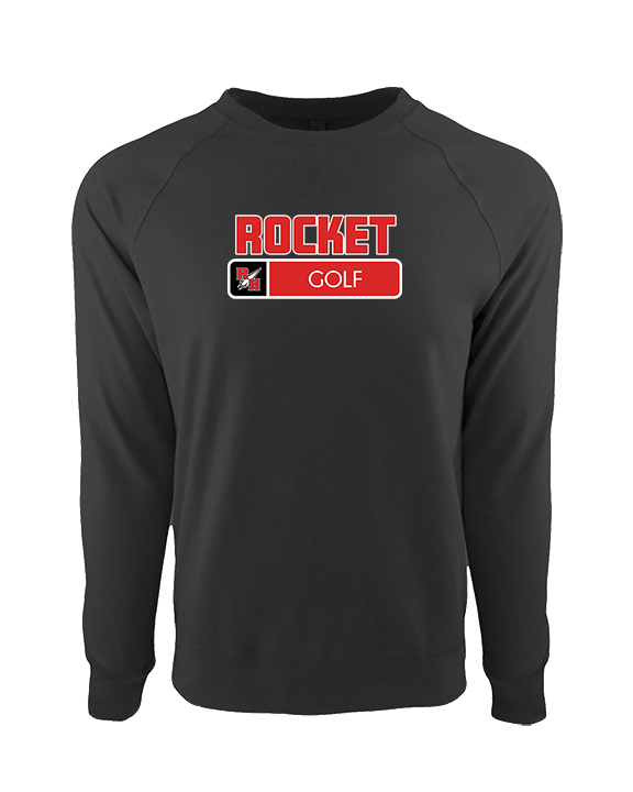 Rose Hill HS Golf Pennant - Crewneck Sweatshirt