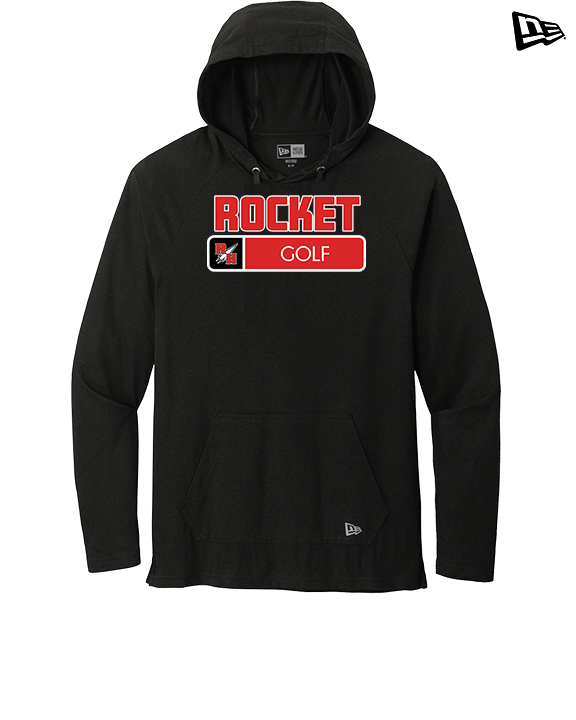 Rose Hill HS Golf Pennant - New Era Tri-Blend Hoodie