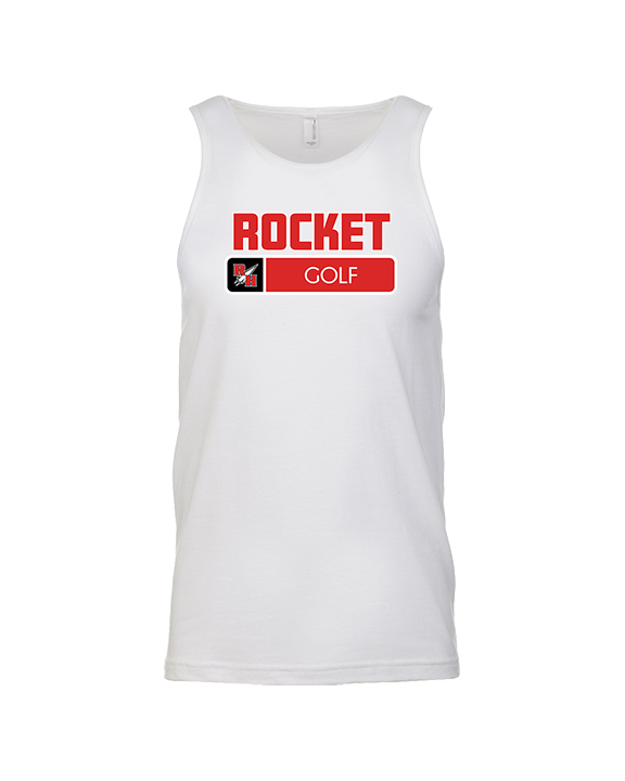 Rose Hill HS Golf Pennant - Mens Tank Top