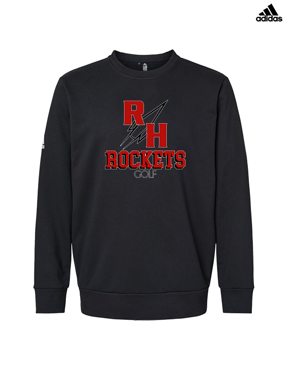 Rose Hill HS Golf Shadow - Mens Adidas Crewneck