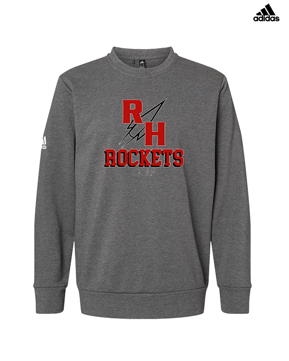 Rose Hill HS Golf Shadow - Mens Adidas Crewneck