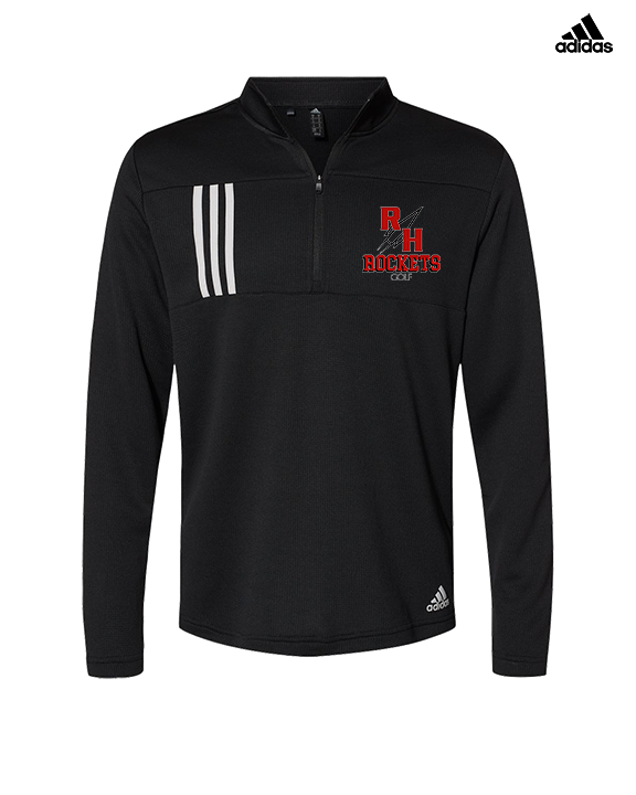 Rose Hill HS Golf Shadow - Mens Adidas Quarter Zip