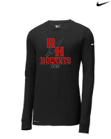 Rose Hill HS Golf Shadow - Mens Nike Longsleeve