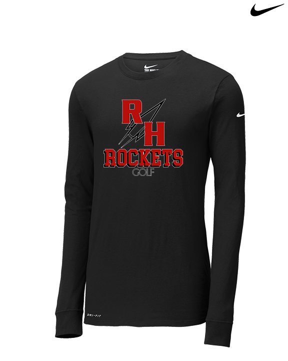 Rose Hill HS Golf Shadow - Mens Nike Longsleeve