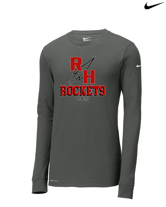 Rose Hill HS Golf Shadow - Mens Nike Longsleeve