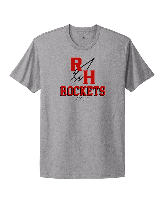 Rose Hill HS Golf Shadow - Mens Select Cotton T-Shirt