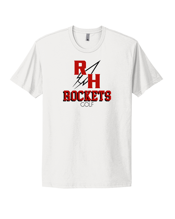 Rose Hill HS Golf Shadow - Mens Select Cotton T-Shirt