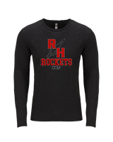 Rose Hill HS Golf Shadow - Tri - Blend Long Sleeve