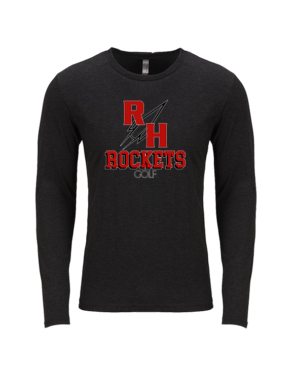 Rose Hill HS Golf Shadow - Tri - Blend Long Sleeve