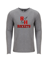 Rose Hill HS Golf Shadow - Tri - Blend Long Sleeve