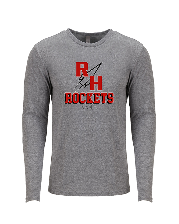 Rose Hill HS Golf Shadow - Tri - Blend Long Sleeve