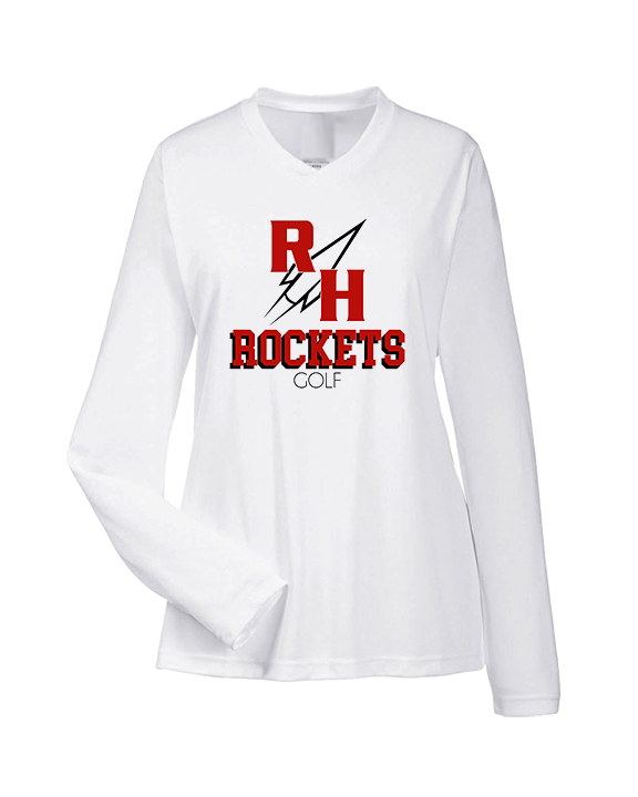 Rose Hill HS Golf Shadow - Womens Performance Longsleeve