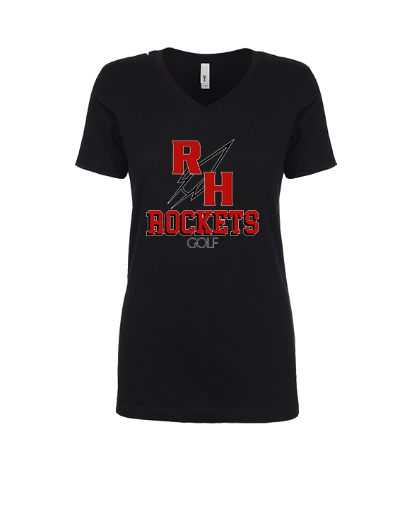 Rose Hill HS Golf Shadow - Womens Vneck