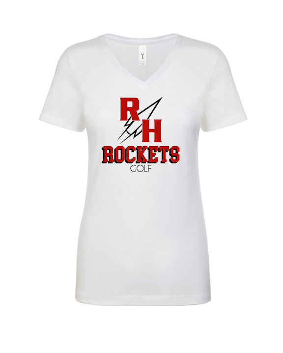 Rose Hill HS Golf Shadow - Womens Vneck