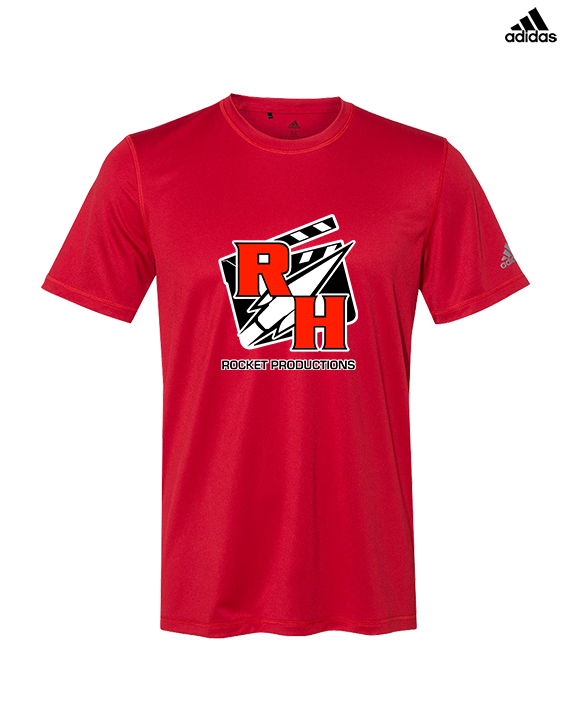 Rose Hill HS Rocket Productions - Mens Adidas Performance Shirt