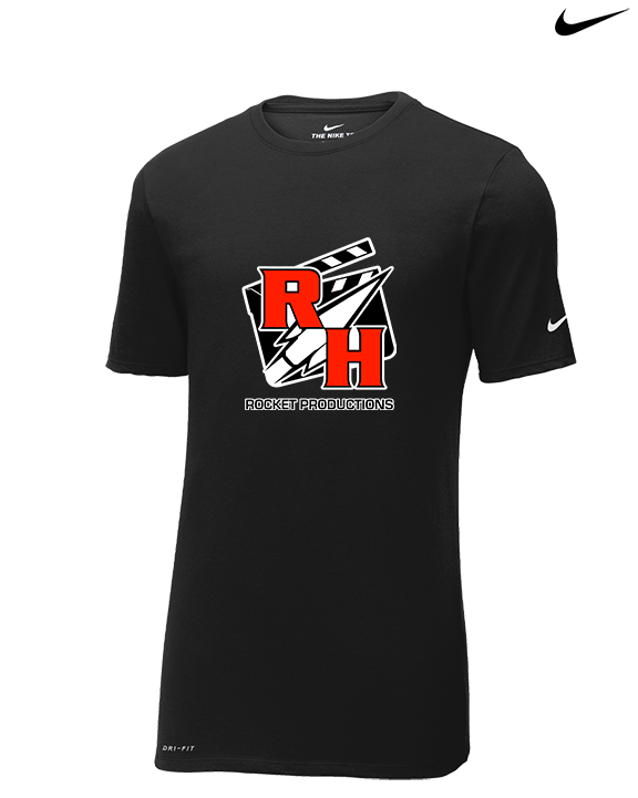 Rose Hill HS Rocket Productions - Mens Nike Cotton Poly Tee