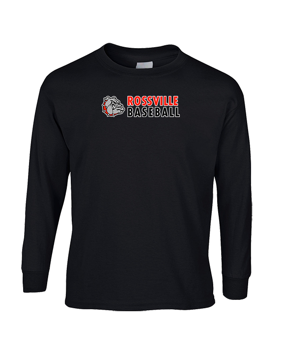 Rossville Dawgs 9U Baseball Basic - Cotton Longsleeve