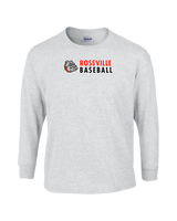 Rossville Dawgs 9U Baseball Basic - Cotton Longsleeve