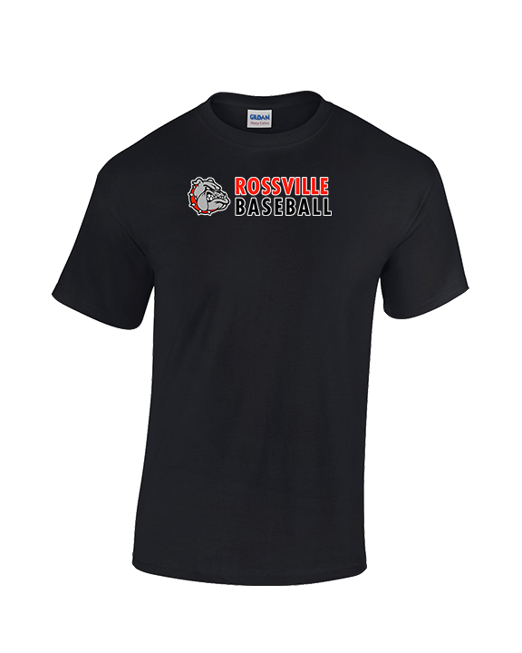 Rossville Dawgs 9U Baseball Basic - Cotton T-Shirt