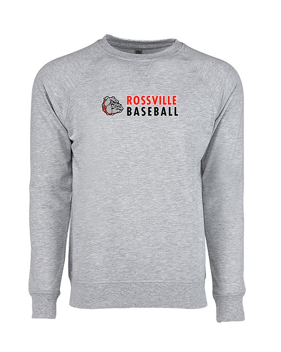 Rossville Dawgs 9U Baseball Basic - Crewneck Sweatshirt