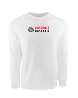 Rossville Dawgs 9U Baseball Basic - Crewneck Sweatshirt