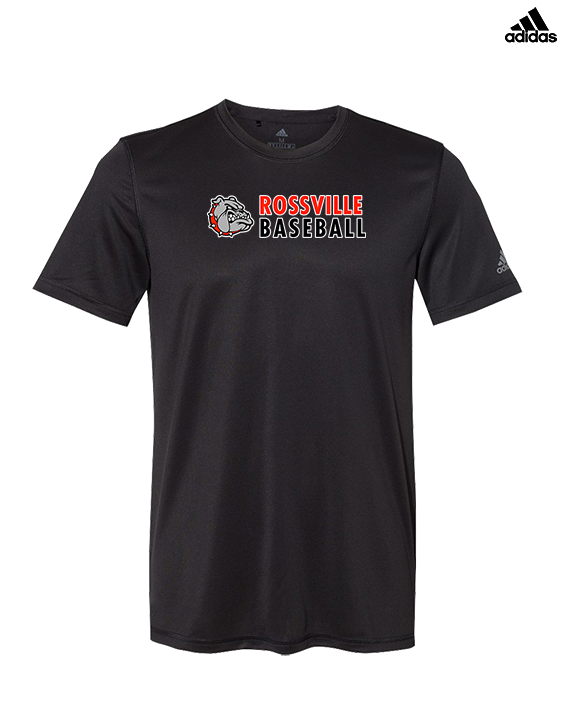 Rossville Dawgs 9U Baseball Basic - Mens Adidas Performance Shirt