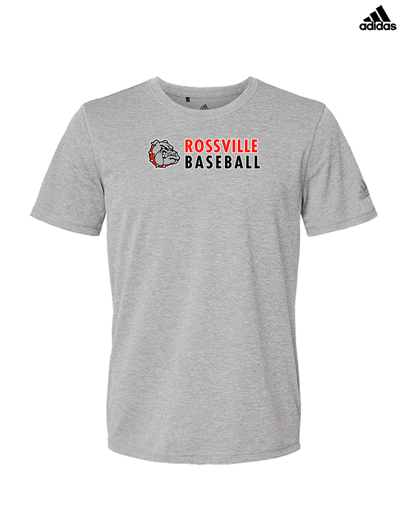 Rossville Dawgs 9U Baseball Basic - Mens Adidas Performance Shirt