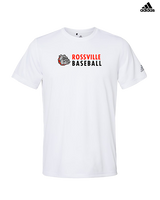 Rossville Dawgs 9U Baseball Basic - Mens Adidas Performance Shirt