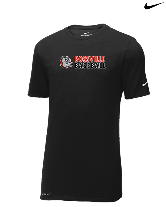 Rossville Dawgs 9U Baseball Basic - Mens Nike Cotton Poly Tee