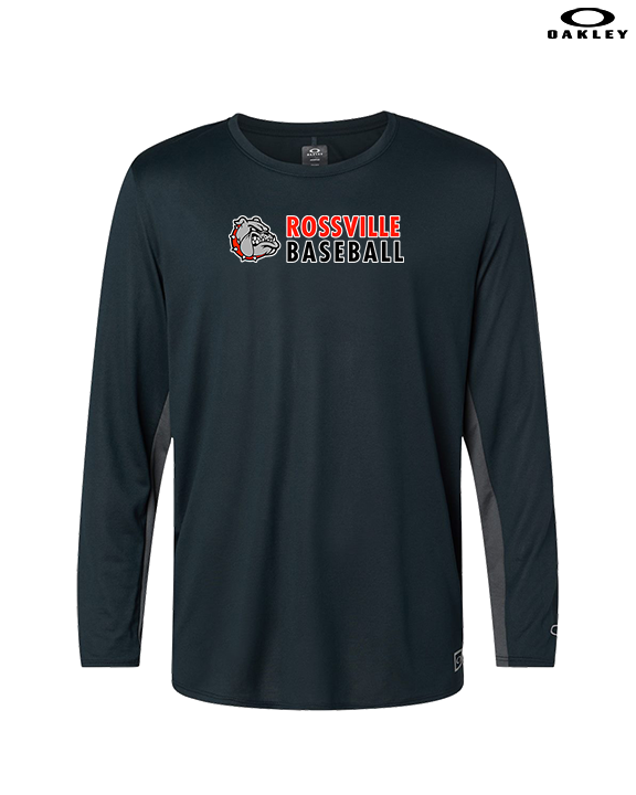 Rossville Dawgs 9U Baseball Basic - Mens Oakley Longsleeve