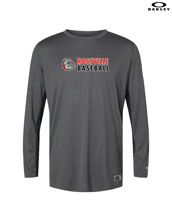 Rossville Dawgs 9U Baseball Basic - Mens Oakley Longsleeve