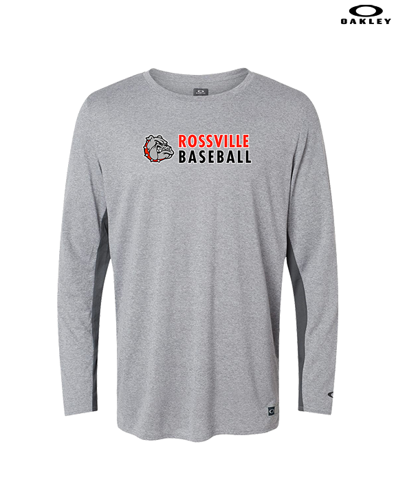 Rossville Dawgs 9U Baseball Basic - Mens Oakley Longsleeve