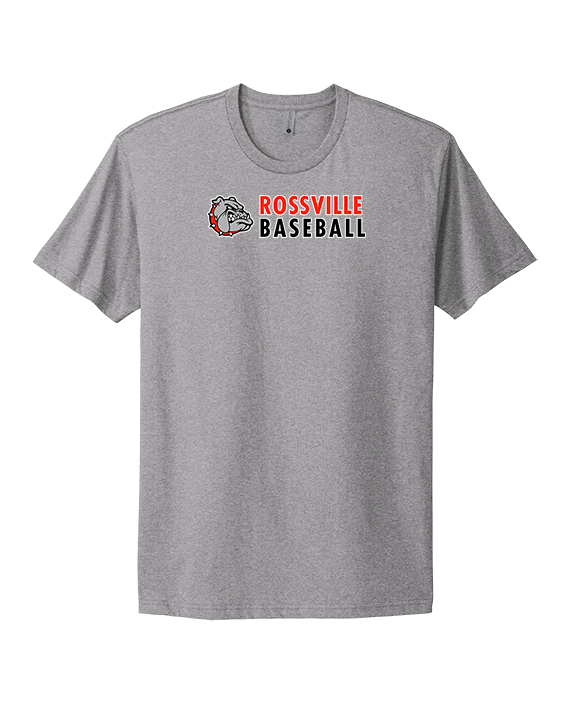 Rossville Dawgs 9U Baseball Basic - Mens Select Cotton T-Shirt